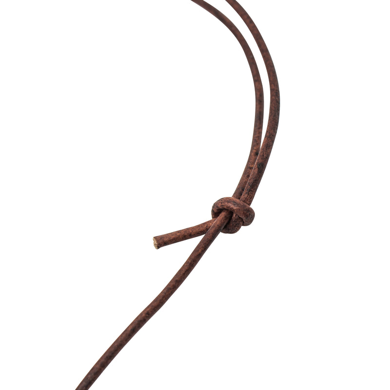 Elite Shungite Adjustable Leather Necklace