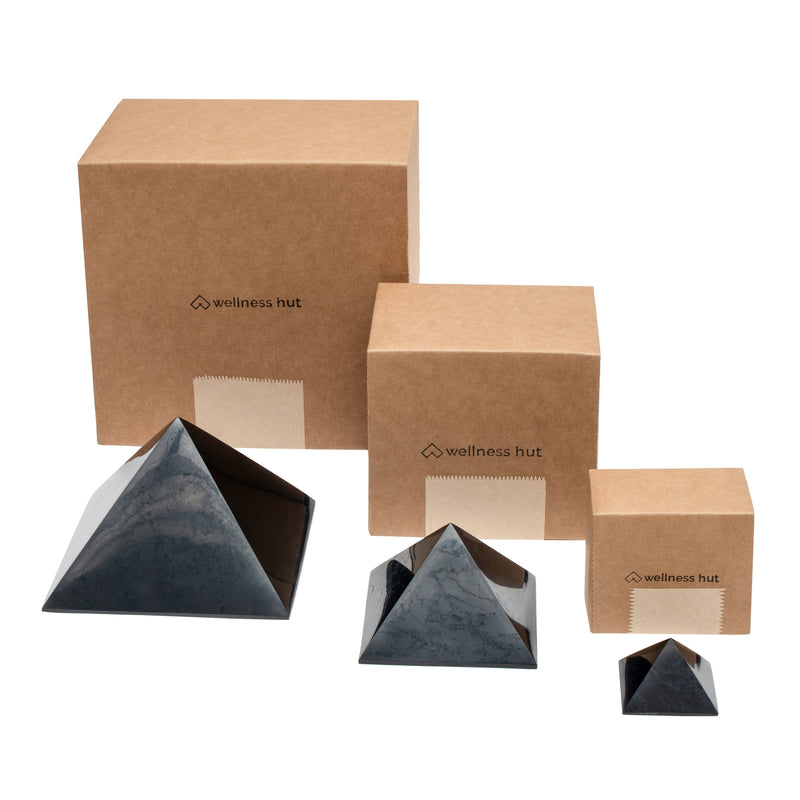 Shungite Pyramids with eco friendly package